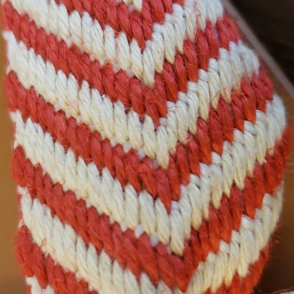 Universal Thread Louise Chevron Print Knotted Slide Sandals -  Red 6.5 - Picture 6 of 6